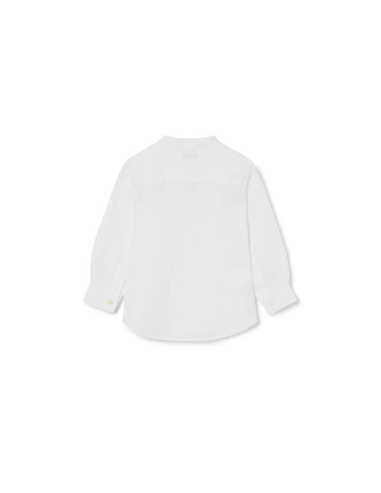 rinascente Il Gufo Mandarin collar linen shirt