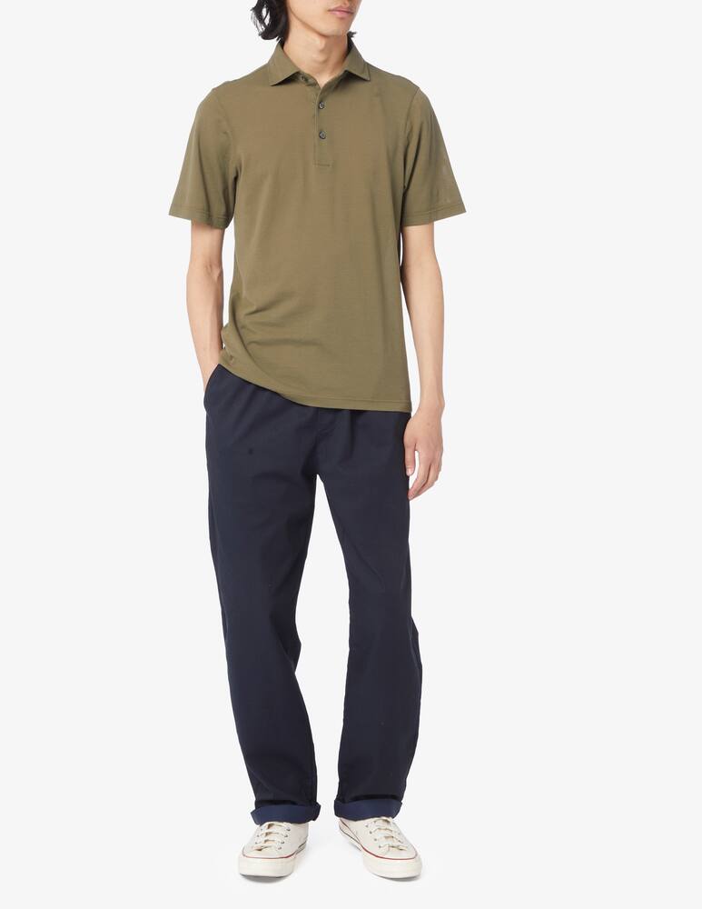 rinascente Gran Sasso Ultra-light cotton short-sleeved piquet polo