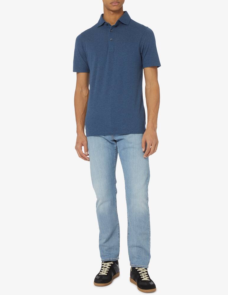 rinascente Gran Sasso Polo piquet a maniche corte in cotone ultralight 