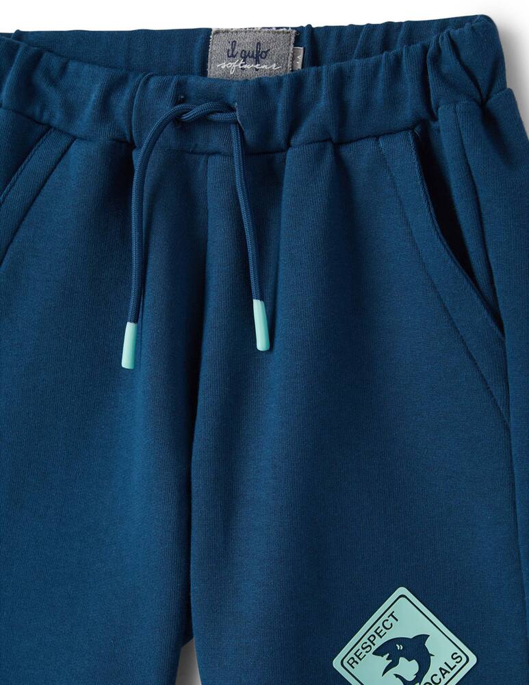 rinascente Il Gufo Cotton bermuda short with drawstring