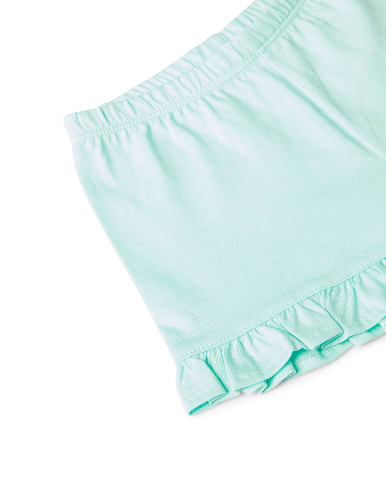 rinascente Il Gufo Completo due pezzi in jersey con stampa tartaruga