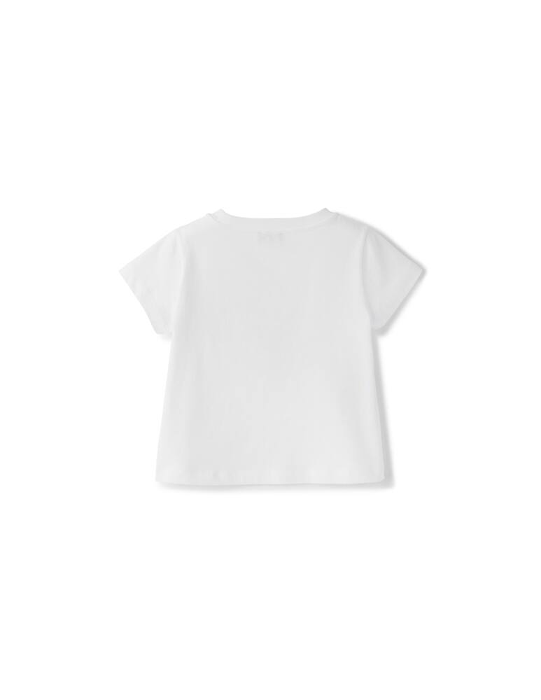 rinascente Il Gufo T-shirt manica corta con fiori applicati