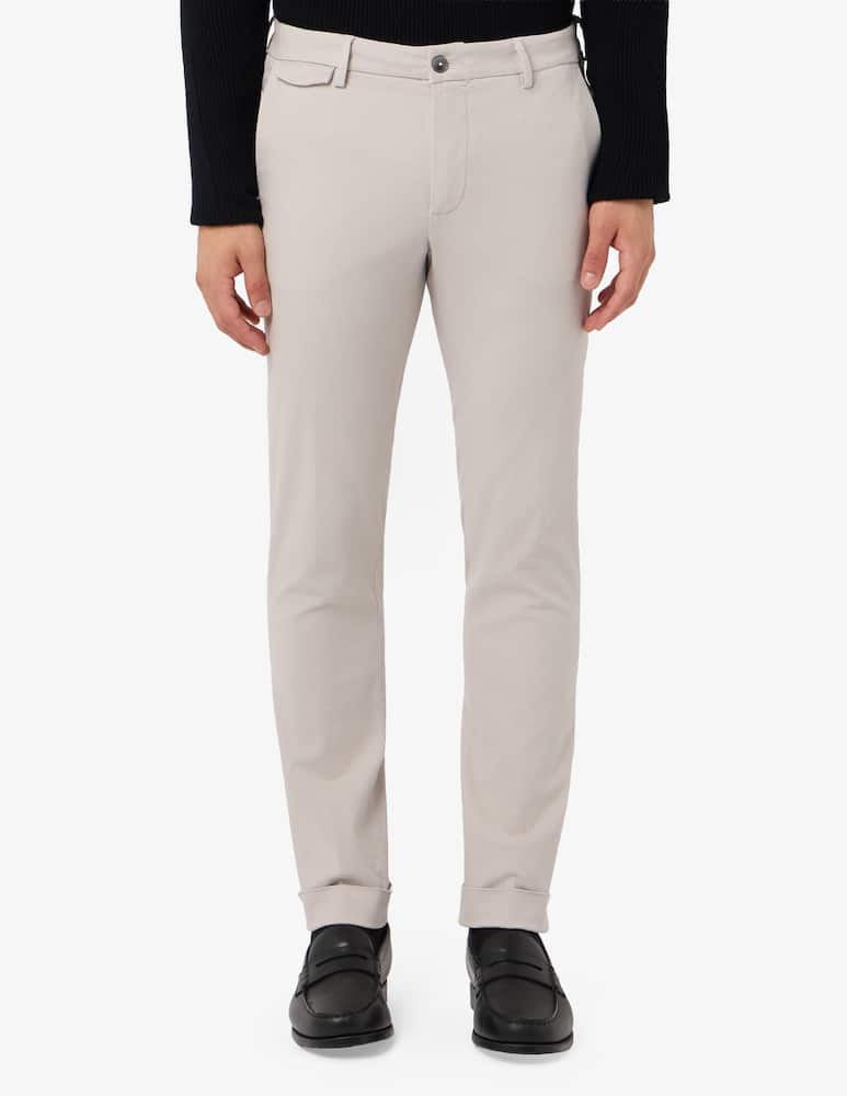rinascente Teleria Zed Pantaloni Chino con tasca pattina in cotone operato