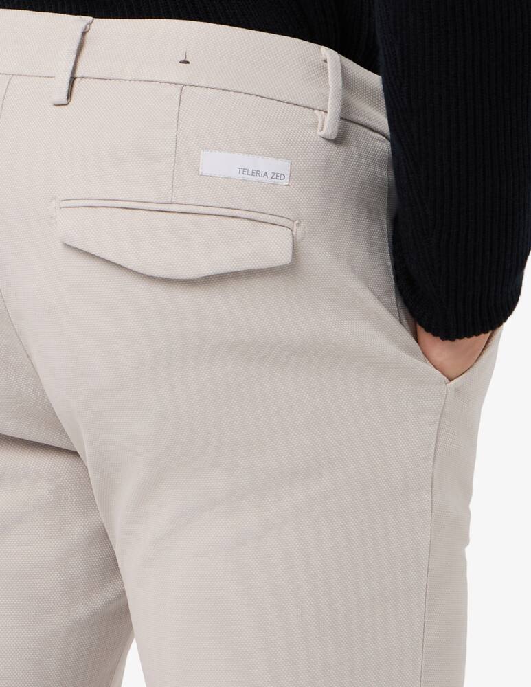 rinascente Teleria Zed Pantaloni Chino con tasca pattina in cotone operato