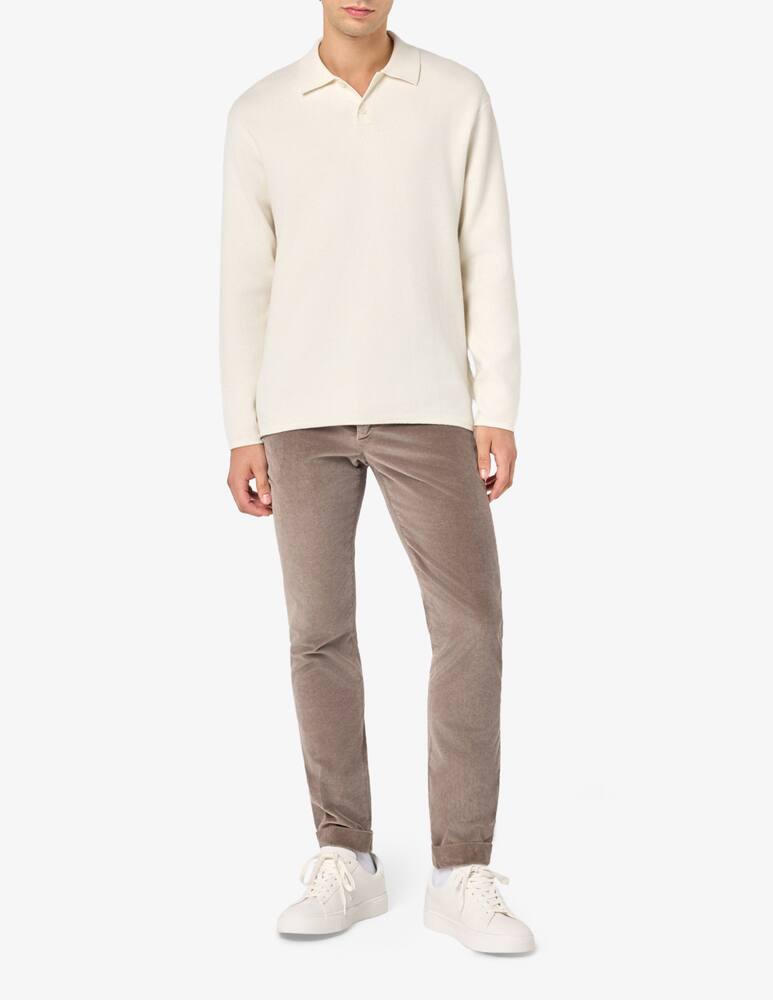 rinascente Teleria Zed Chino slim velvet trousers