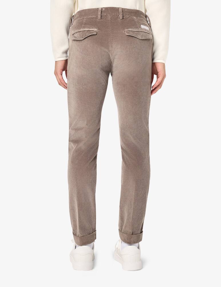 rinascente Teleria Zed Chino slim velvet trousers