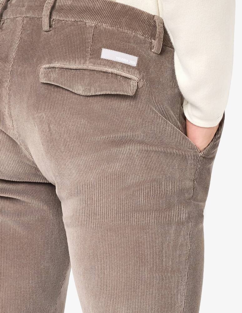 rinascente Teleria Zed Chino slim velvet trousers