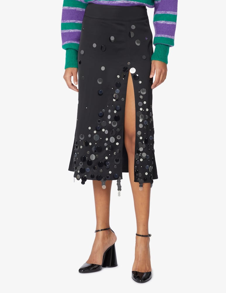 rinascente Art Dealer Margot midi skirt - Black