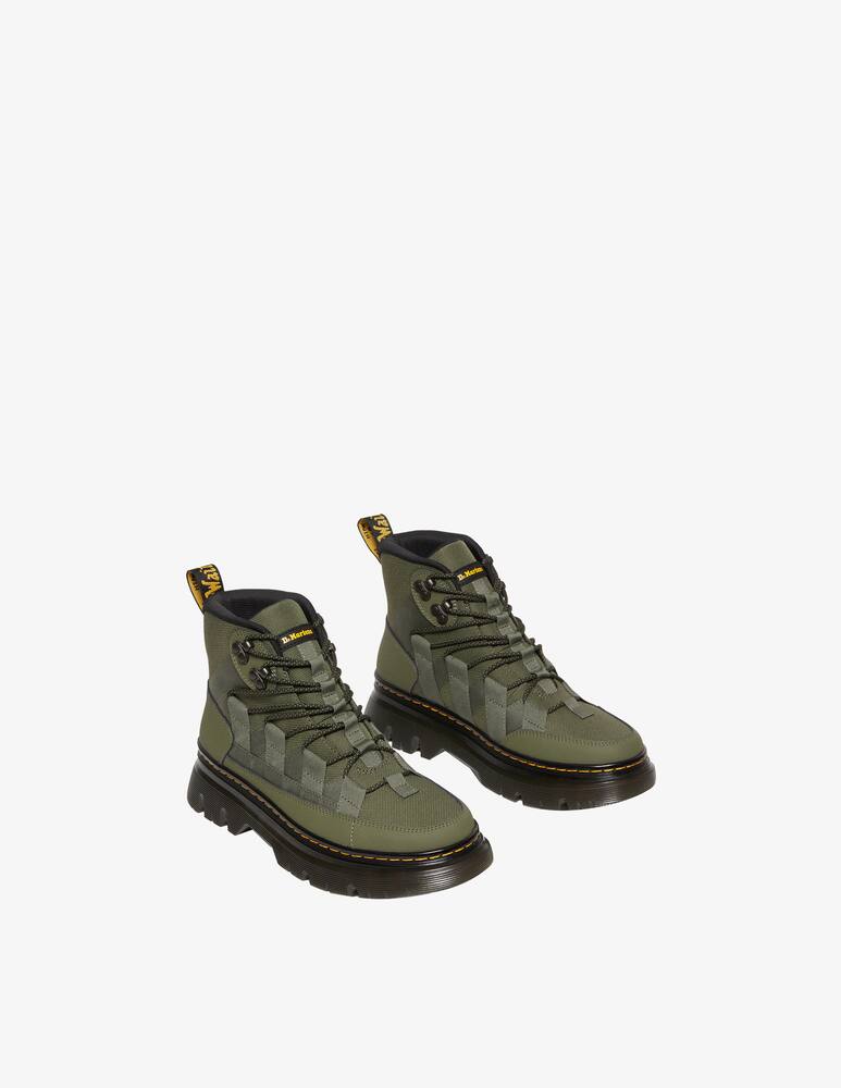 rinascente Dr. Martens Boury nylon and leather boots - khaki