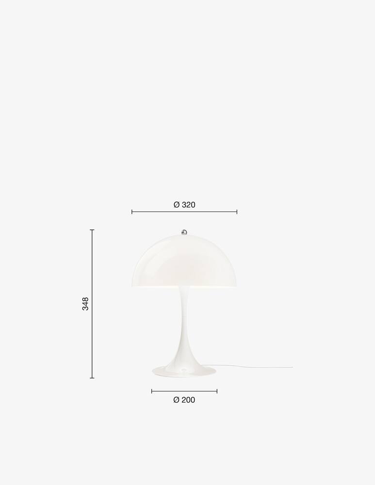 rinascente Louis Poulsen Panthella 320 Table Lamp