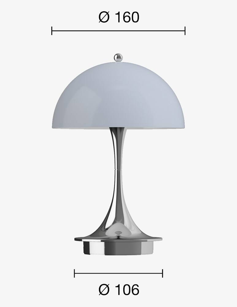 rinascente Louis Poulsen Panthella 160 Lampada Portabile V3