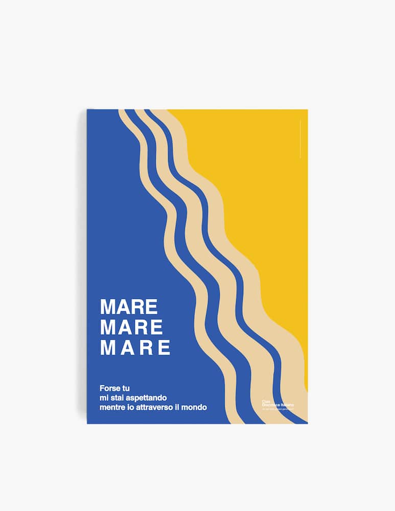 rinascente Ciao Discoteca Italiana Mare Mare Poster