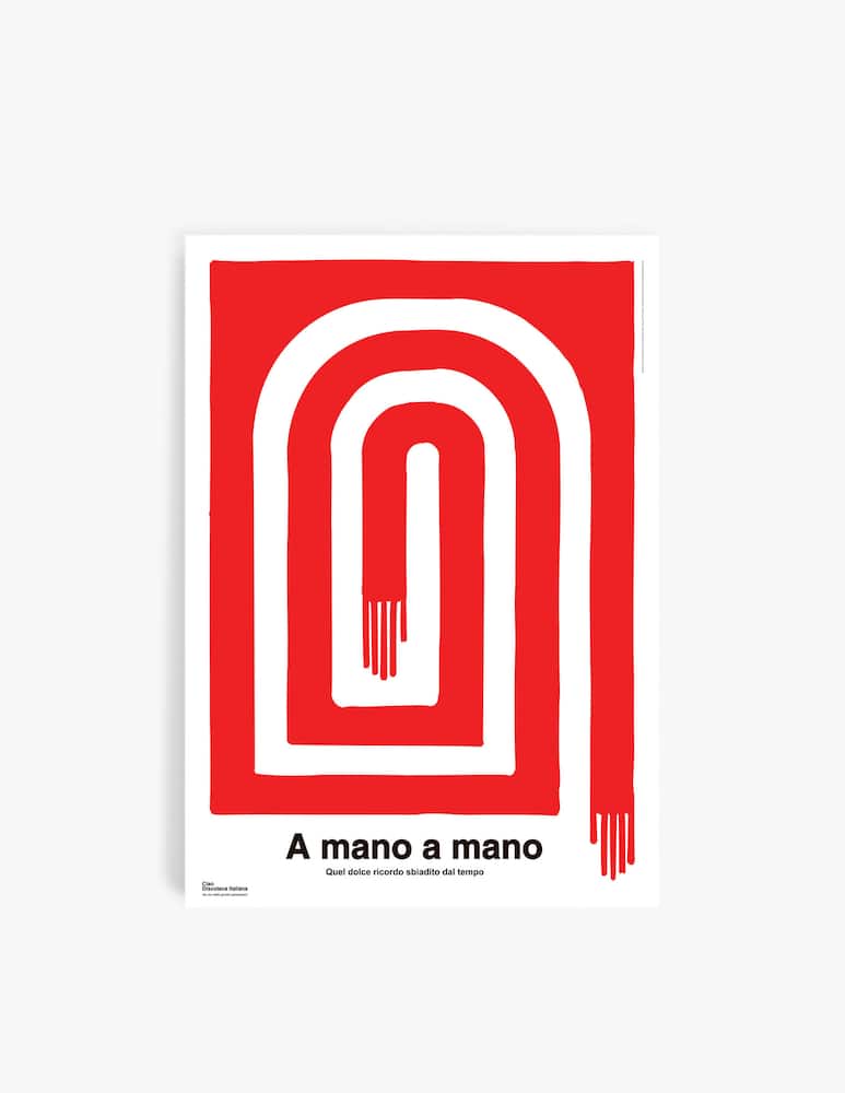 rinascente Ciao Discoteca Italiana A Mano A Mano Poster