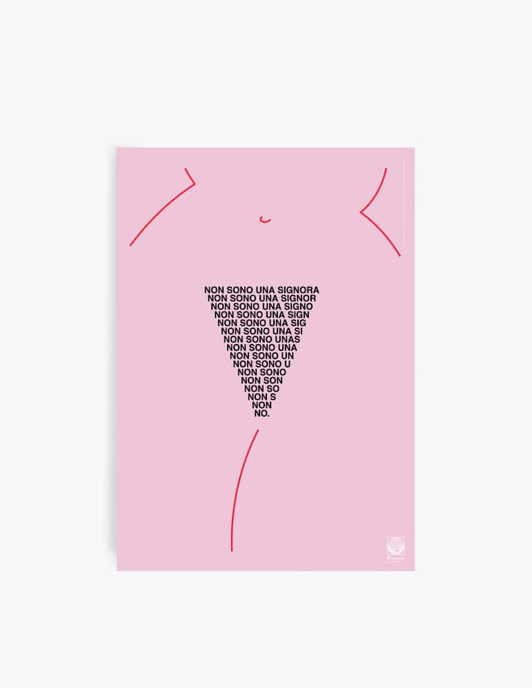 rinascente Ciao Discoteca Italiana Non Sono Una Signora Poster