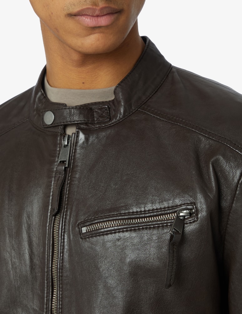 rinascente Misaky Giubbotto di pelle biker 