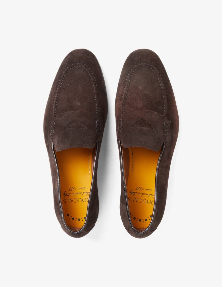 rinascente Doucal's Mocassini penny in suede 