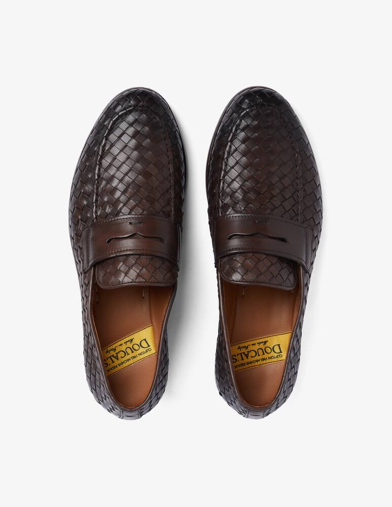 rinascente Doucal's Interweaved leather loafer 