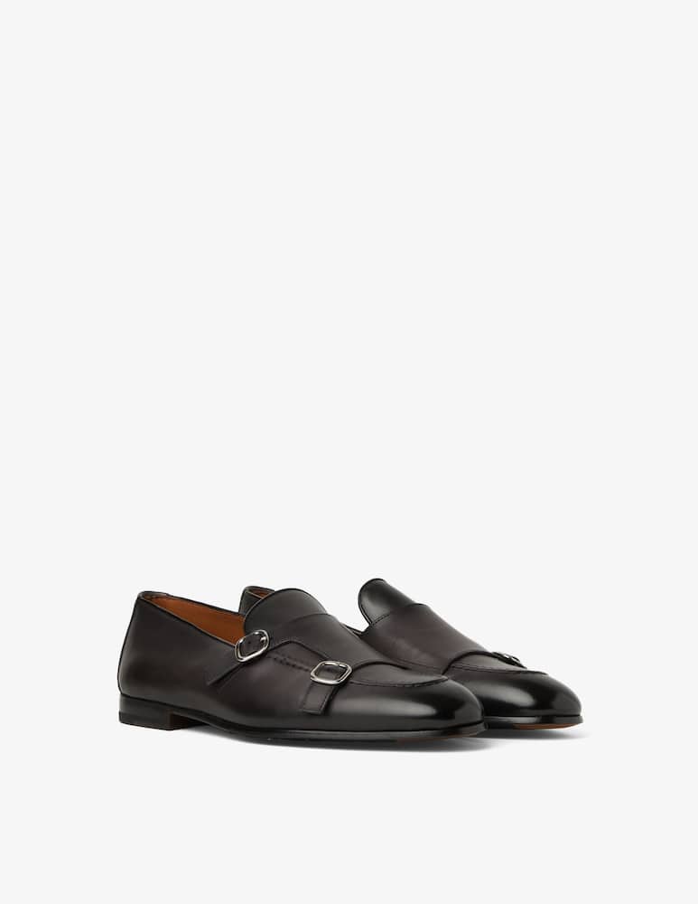 Doucal's Double monk strap leather shoes - picture 2 Doucal's Double monk strap leather shoes - picture 2