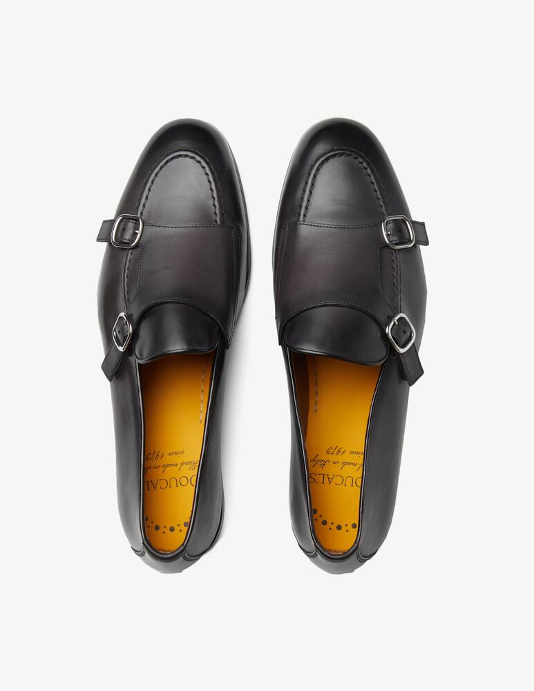 rinascente Doucal's Double monk strap leather shoes