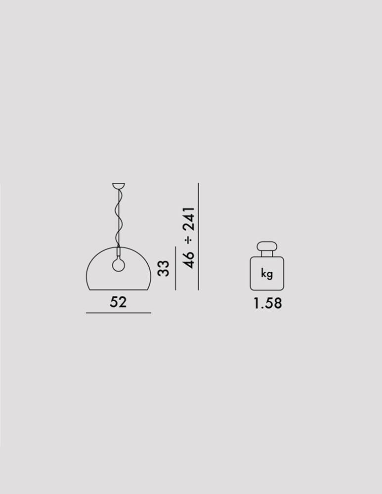 Kartell Lampada da soffitto FL/Y - immagine 2 Kartell Lampada da soffitto FL/Y - immagine 2