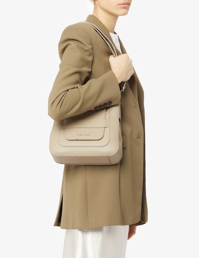 rinascente Orciani Borsa Dama Soft Midi in pelle con tracolla