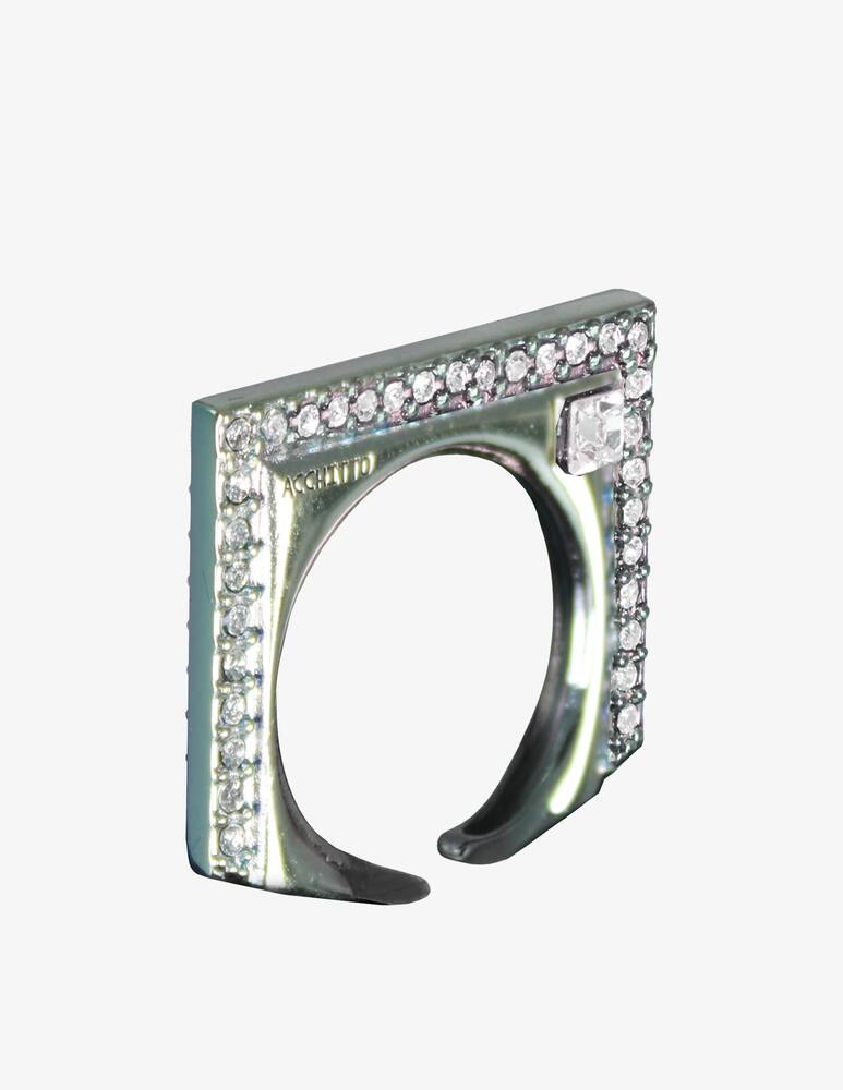 rinascente Acchitto Iridescent plated brass ring