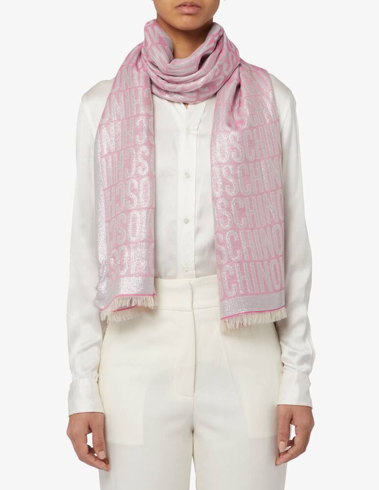rinascente Moschino Logo foulard