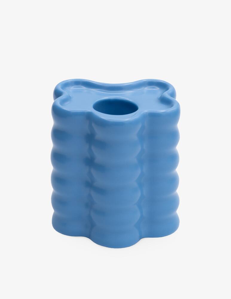 rinascente Octaevo Flora Candle Holder - Blue