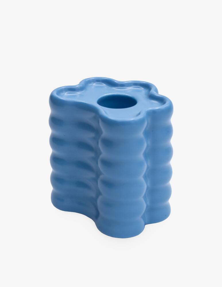 rinascente Octaevo Flora Candle Holder - Blue