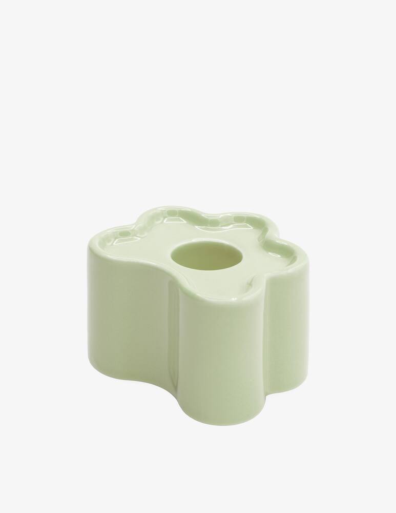 rinascente Octaevo Flora Candle Holder - Green