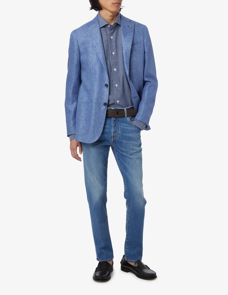 rinascente Barba Napoli Denim light shirt