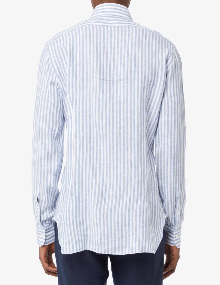 rinascente Barba Napoli Camicia riga larga in lino