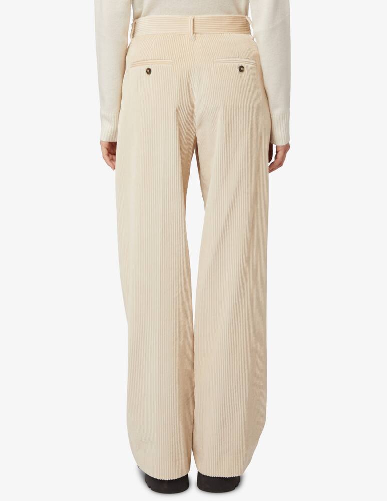 rinascente Weekend Max Mara Lusso velvet wide-leg trousers - Beige