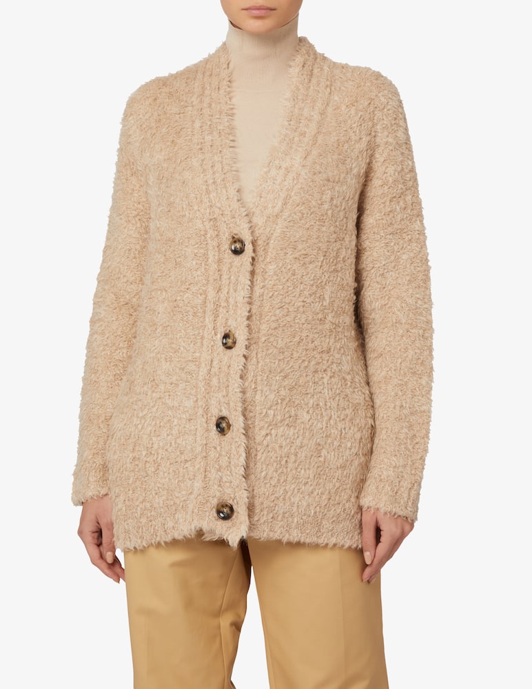 Weekend Max Mara Cardigan in misto lana Molveno - Beige - immagine 1 Weekend Max Mara Cardigan in misto lana Molveno - Beige - immagine 1