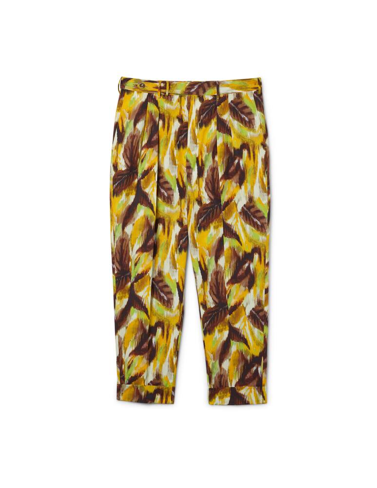 rinascente PT Pantaloni Torino Unlined batik carrot summer trousers