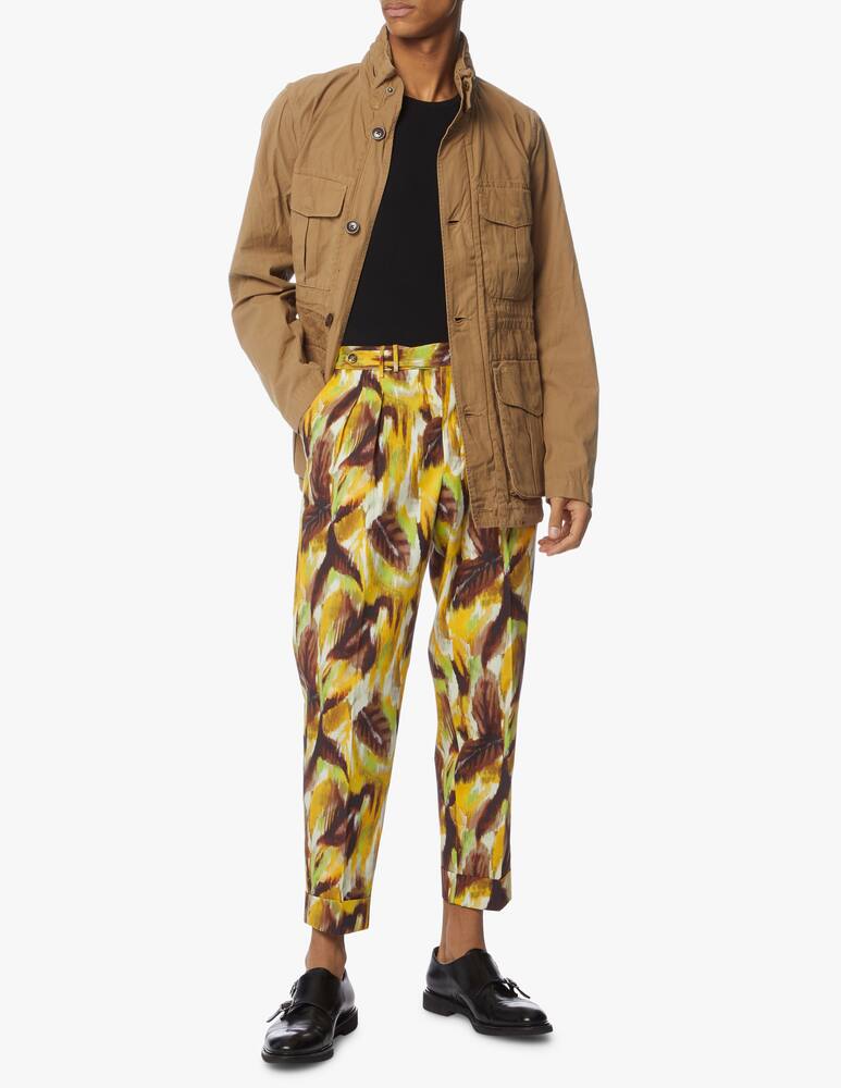 rinascente PT Pantaloni Torino Unlined batik carrot summer trousers