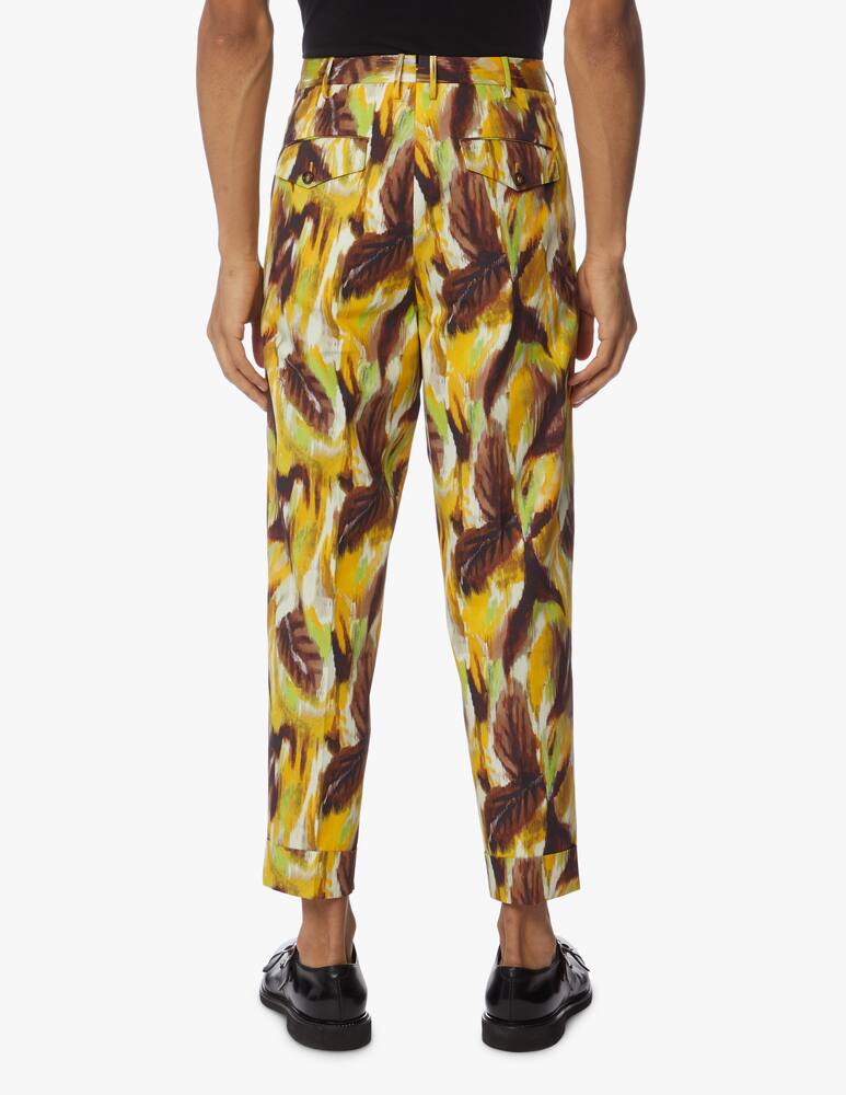 rinascente PT Pantaloni Torino Unlined batik carrot summer trousers