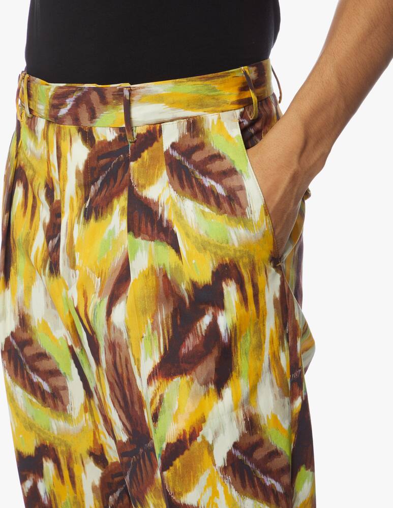 rinascente PT Pantaloni Torino Unlined batik carrot summer trousers
