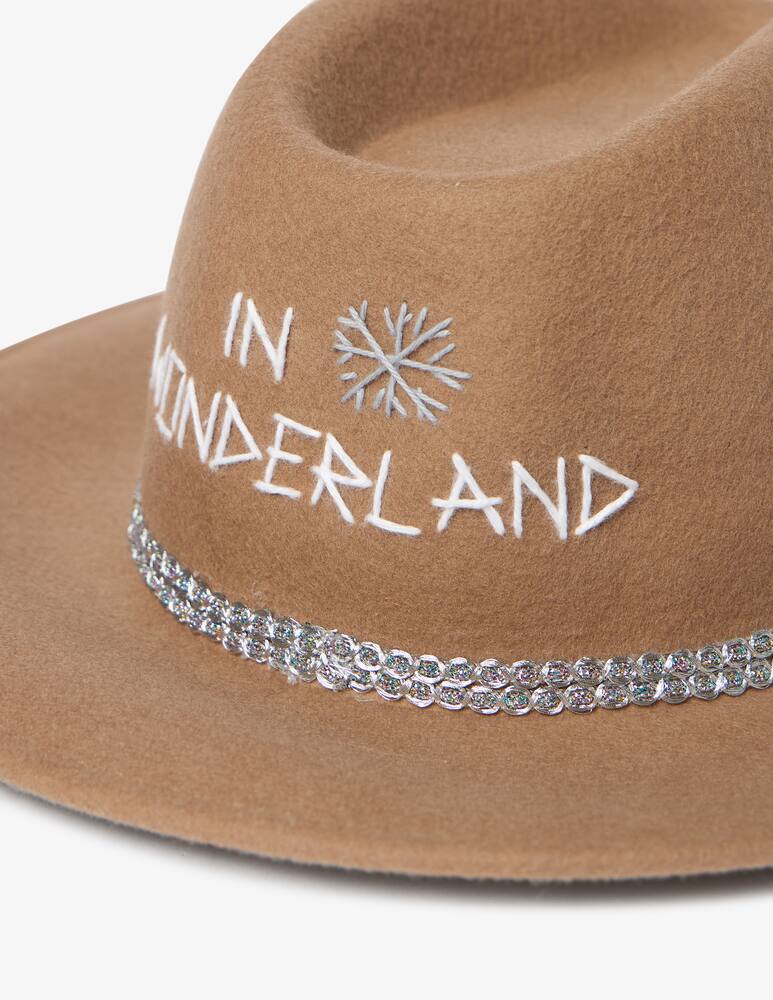 rinascente The Hat Gang In Wonderland felt hat