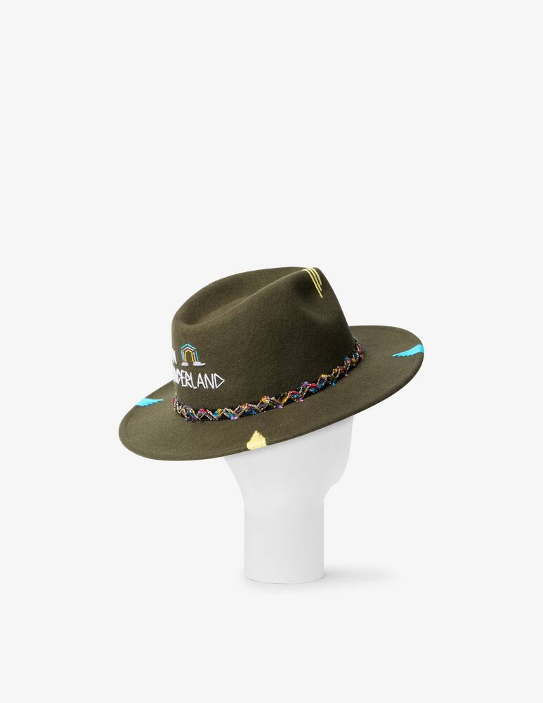 rinascente The Hat Gang In wonderland felt hat