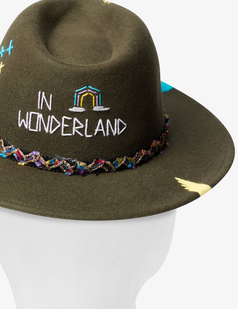 rinascente The Hat Gang In wonderland felt hat