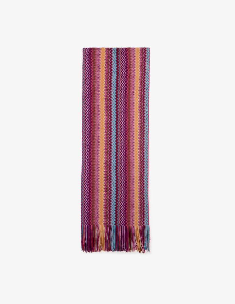 Missoni Zigzag fringe scarf 45X200 - picture 1 Missoni Zigzag fringe scarf 45X200 - picture 1