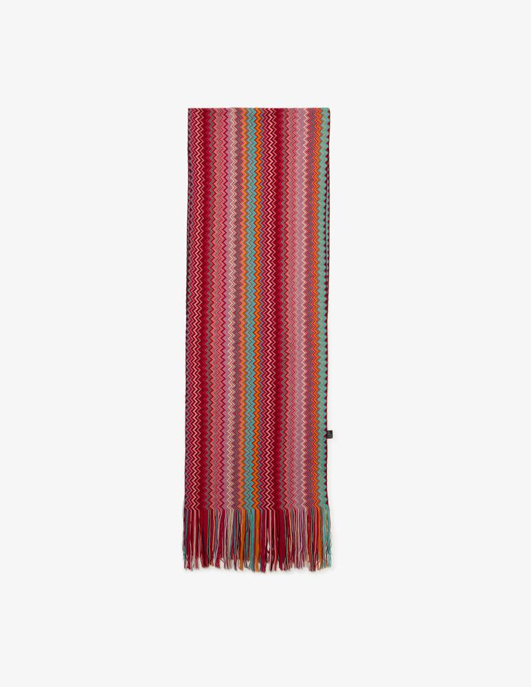 rinascente Missoni Zigzag fringe scarf  45X200