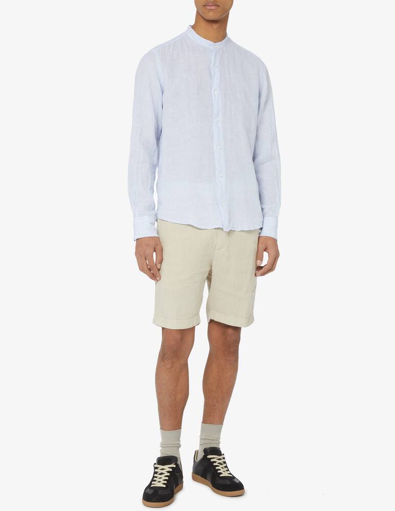 rinascente Sartoria Italiana Camicia in lino coreana slim 