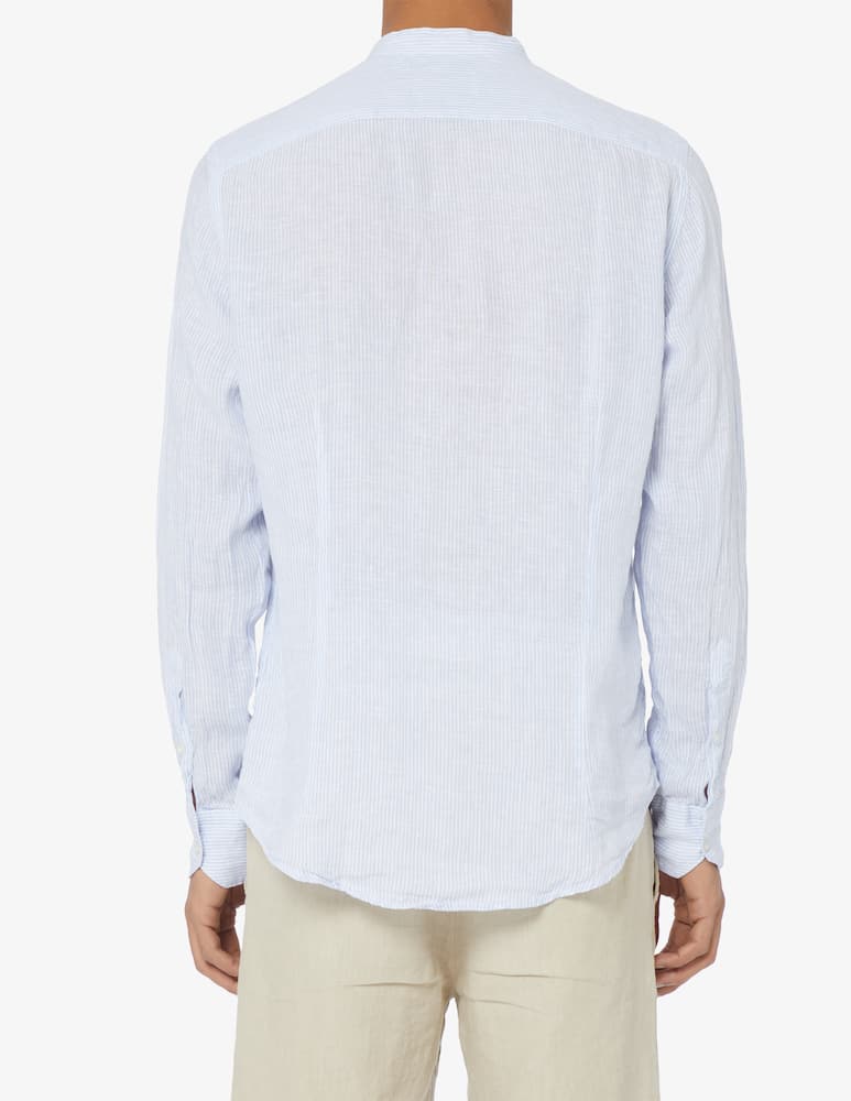 rinascente Sartoria Italiana Camicia in lino coreana slim 