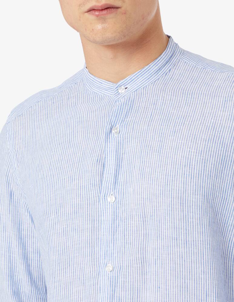 rinascente Sartoria Italiana Slim corean linen shirt