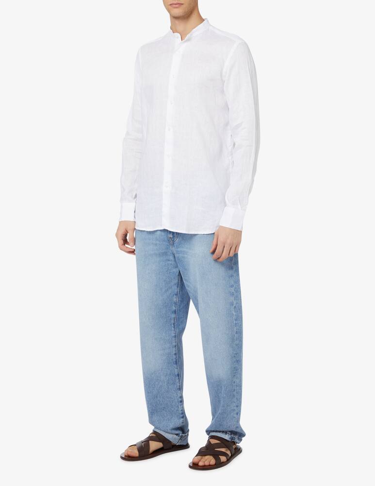 Sartoria Italiana Linen corean regular shirt - picture 2 Sartoria Italiana Linen corean regular shirt - picture 2