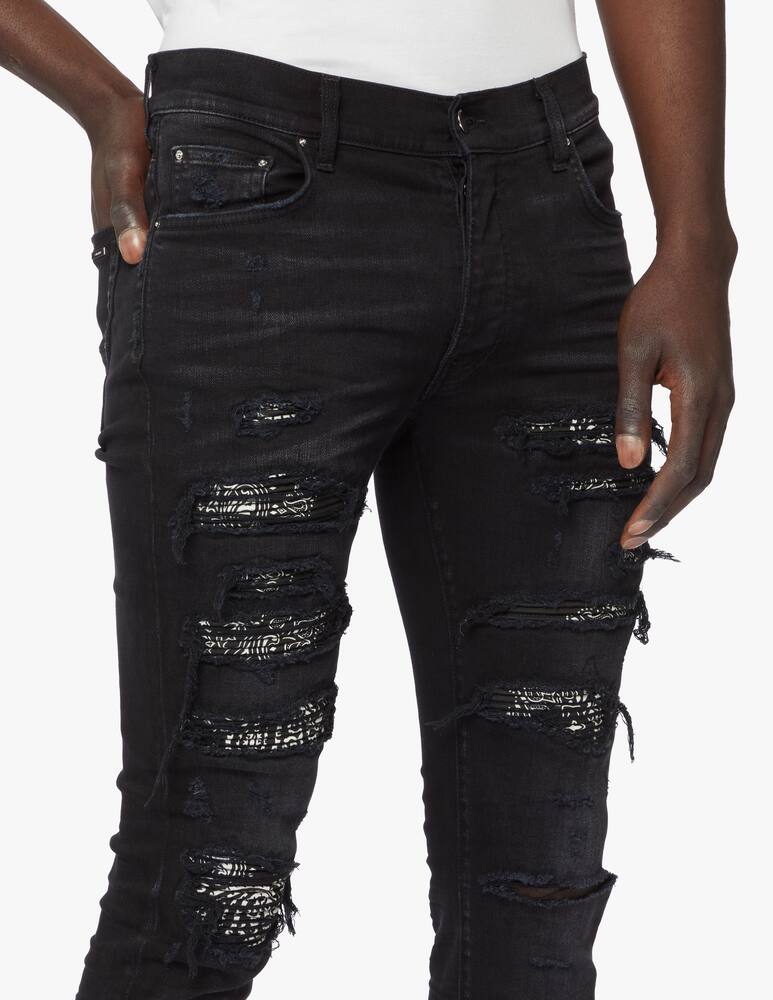 rinascente Amiri Skinny jeans bandana thrash jean