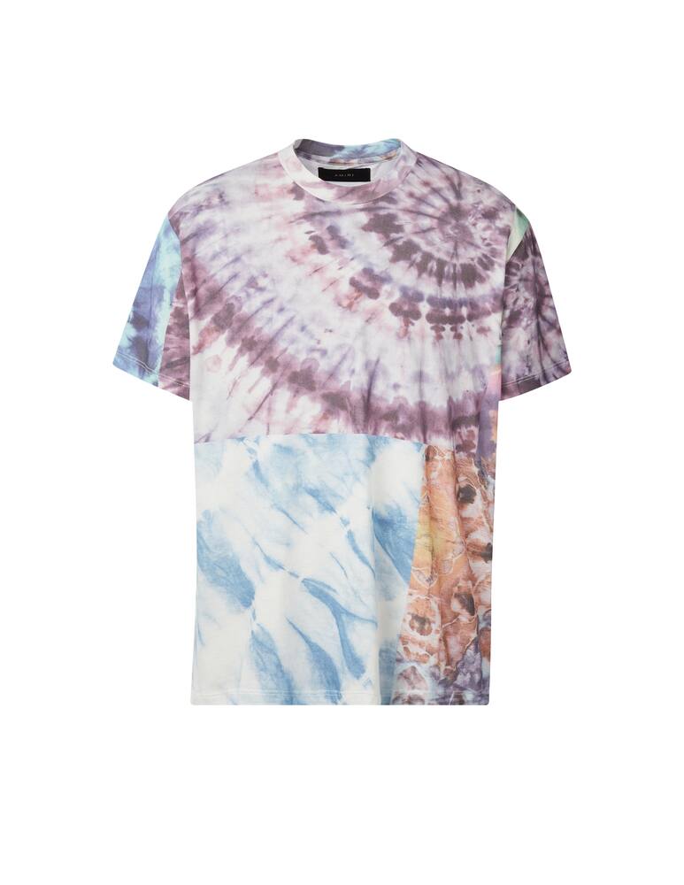 rinascente Amiri Patchwork tie dye t-shirt