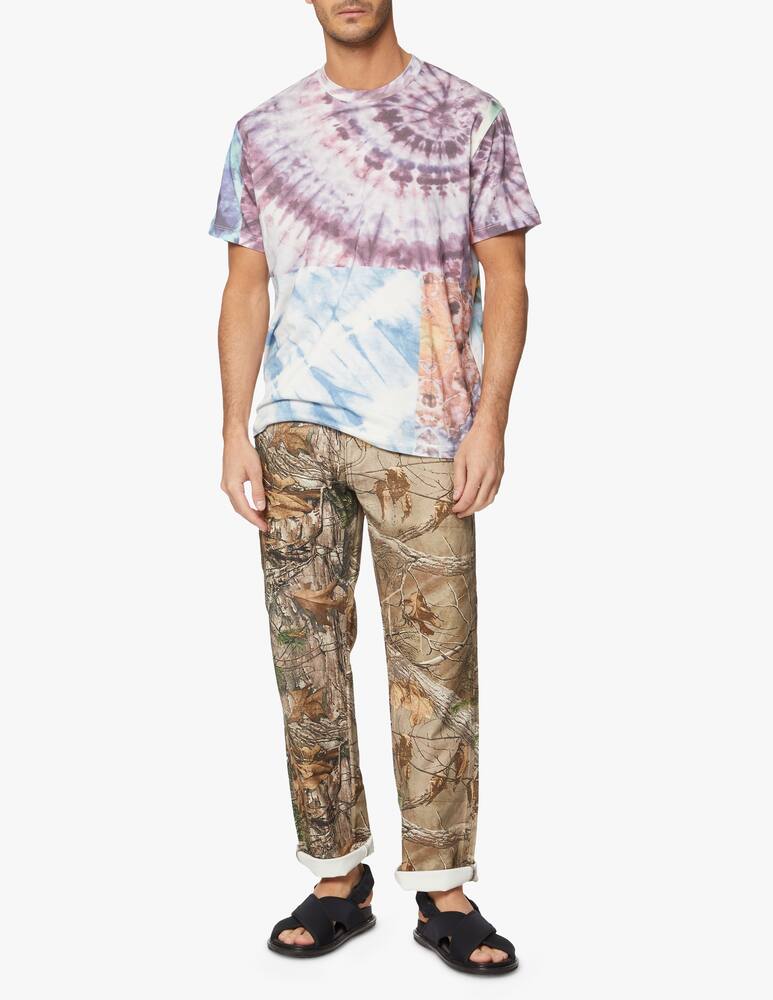 rinascente Amiri Patchwork tie dye t-shirt